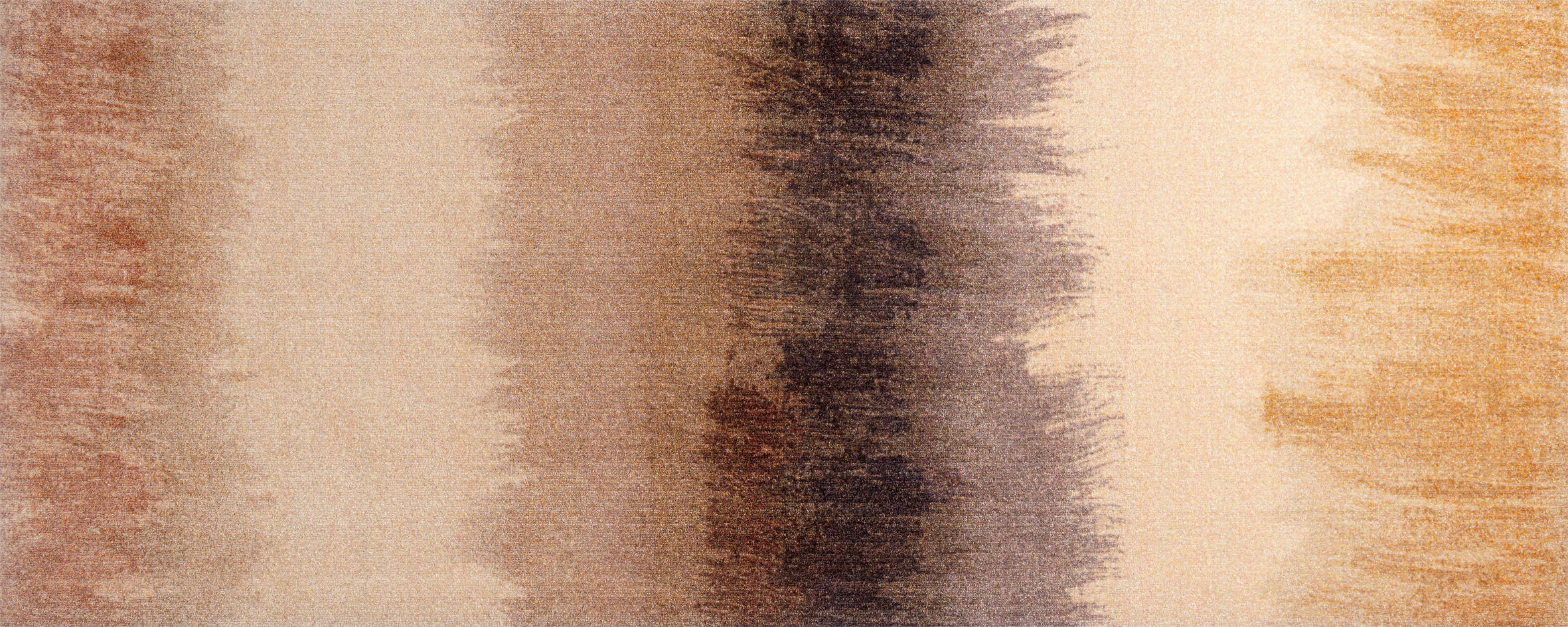 LÄUFER 80/200 cm Bronze Bands  - Braun, Design, Kunststoff/Textil (80/200cm) - wash+dry