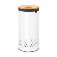 WÄSCHETONNE - Weiss, Basics, Metall (30/63.5/30cm) - Brabantia