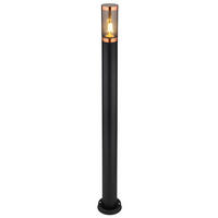 ZUNANJA SVETILKA        12,7/110 cm       - črna/siva, Design, kovina/umetna masa (12,7/110cm) - Globo