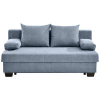SCHLAFSOFA Bilbao in Flachgewebe Hellblau  - Hellblau, KONVENTIONELL, Holz/Textil (200/88/102cm) - Xora