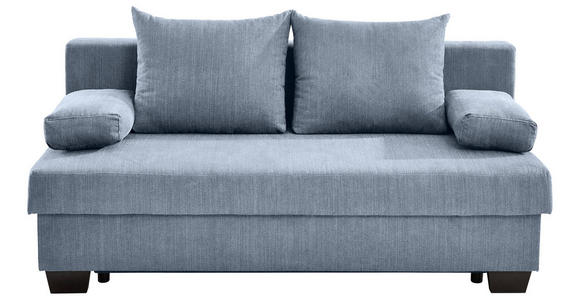 SCHLAFSOFA Bilbao in Flachgewebe Hellblau  - Hellblau, KONVENTIONELL, Holz/Textil (200/88/102cm) - Xora