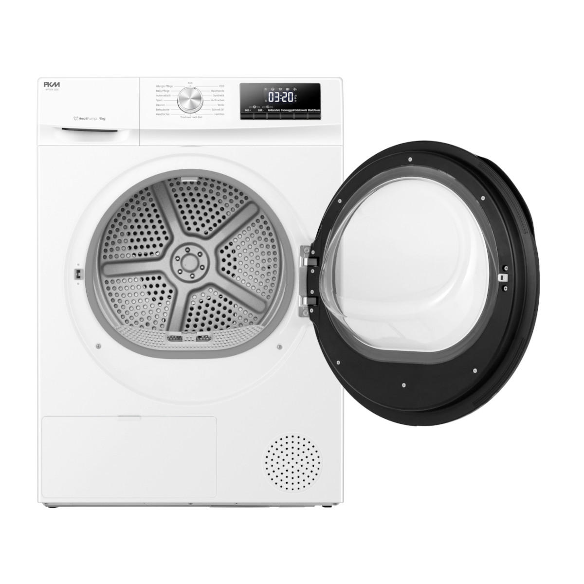 WÄRMEPUMPENTROCKNER WPTO9-13DE  - Weiß, Trend, Kunststoff/Metall (59,5/84,5/62cm) - PKM