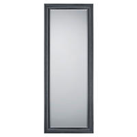 FALI TÜKÖR 60/160/3,7 cm    - fekete, Konventionell, műanyag/üveg (60/160/3,7cm)