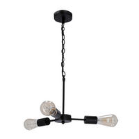 PENDELLEUCHTE Sparta 36/36/105 cm   - Schwarz, Design, Metall (36/36/105cm)