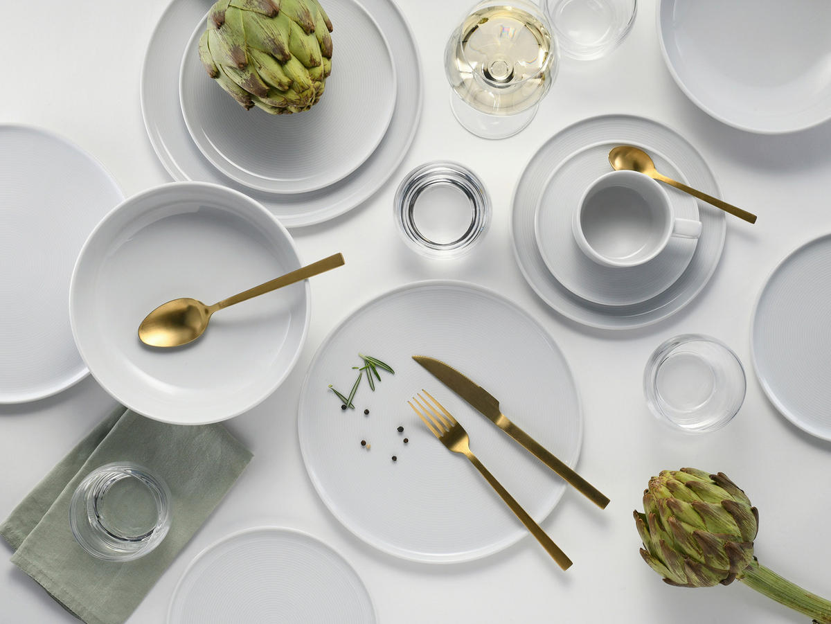 KOMBISERVICE Weiß Session White 30-teilig 6 Personen  - Weiß, Basics, Keramik - Creatable