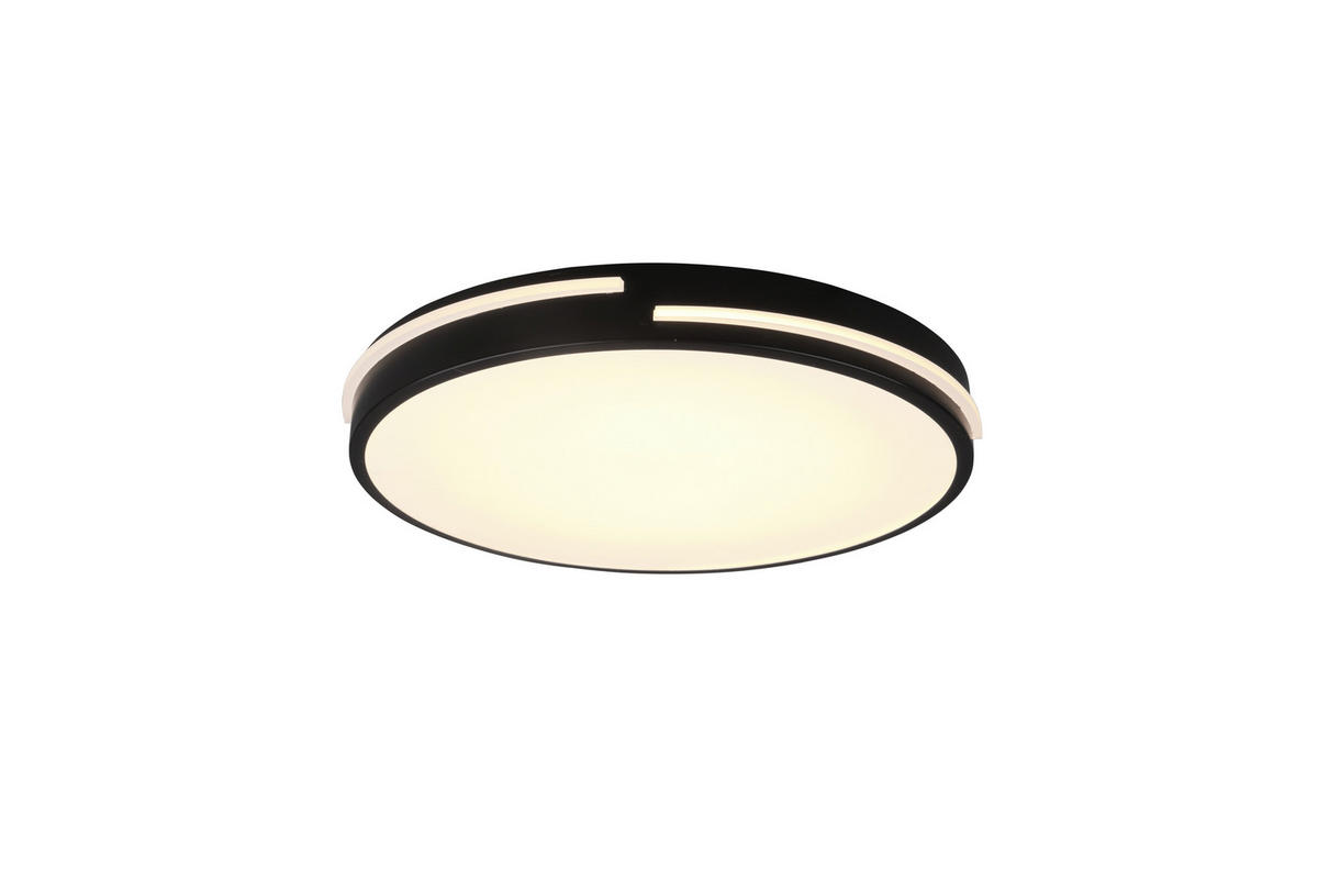 STROPNA LED-SVETILKA  Tacoma 24 W//2700-6500 K/230 V/ - črna, Basics, kovina (40/5,3cm)