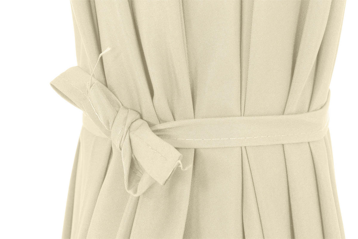 SONNENSCHIRM 250 cm  - Anthrazit/Beige, KONVENTIONELL, Textil/Metall (250/250cm) - Siena Garden