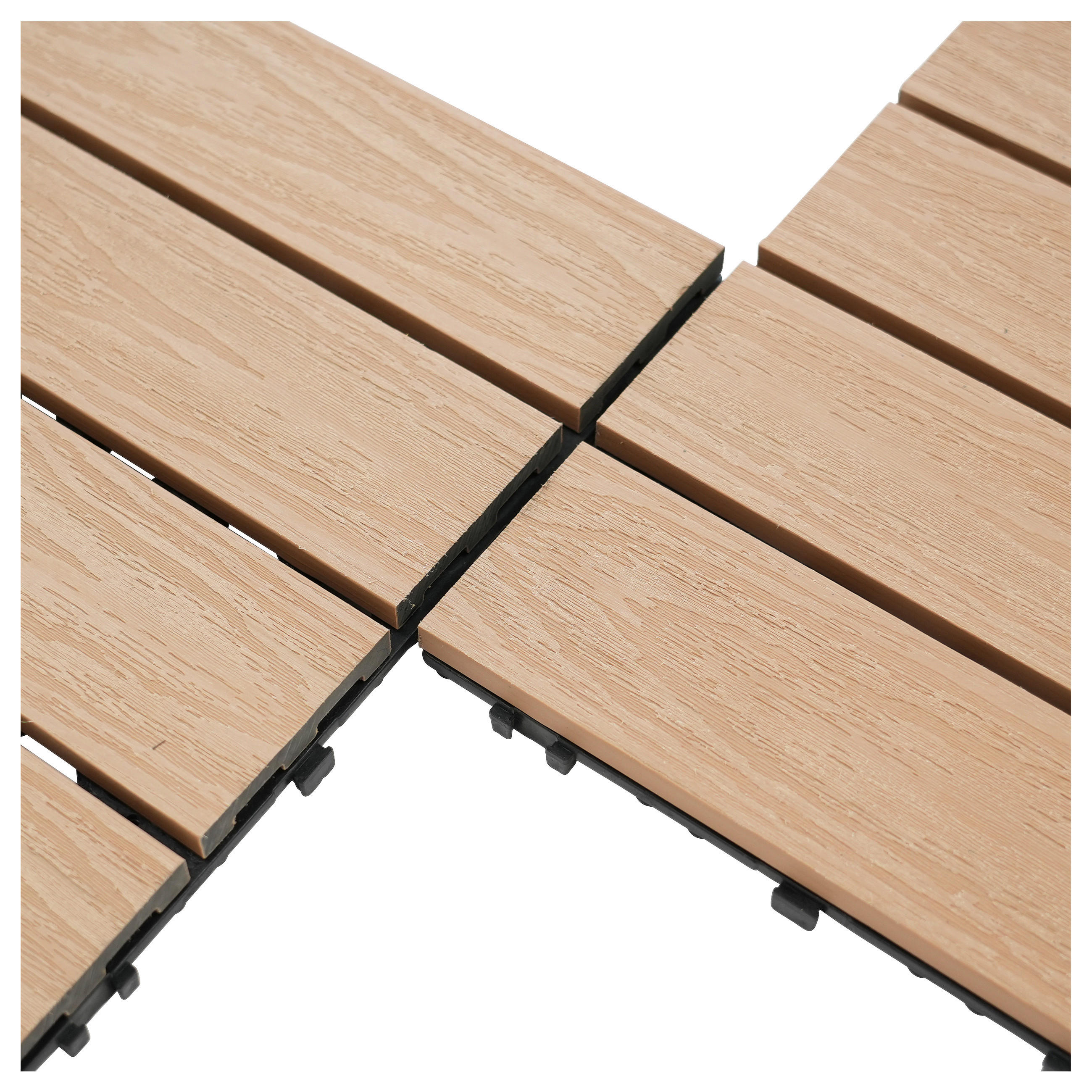 TERRASSENFLIESE 6 Stück  - Ahornfarben, KONVENTIONELL, Holzwerkstoff (30/60/2,1cm) - Ambia Garden