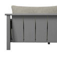 2-SITZER-SOFA  in Flachgewebe Anthrazit, Taupe  - Taupe/Anthrazit, ROMANTIK / LANDHAUS, Holz/Textil (219/83/98cm) - Dieter Knoll
