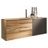 SIDEBOARD 224/82/51,6 cm - Eichefarben/Anthrazit, Natur, Glas/Holz (224/82/51,6cm) - Voglauer SIDEBOARD 224/82/51,6 cm - Eichefarben/Anthrazit, Natur, Glas/Holz (224/82/51,6cm) - Voglauer