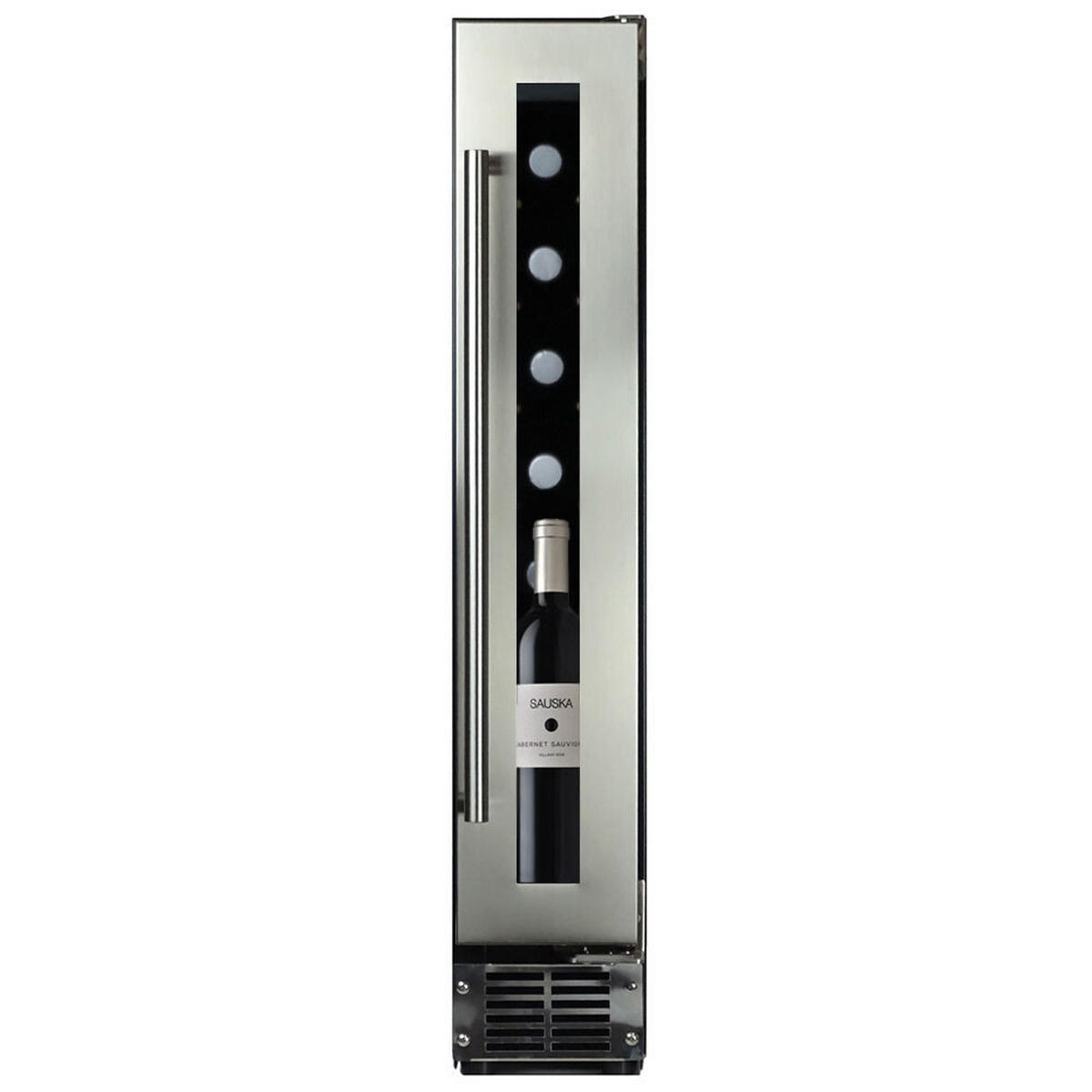 WEINKÜHLSCHRANK DAUF-8.23SS  - Edelstahlfarben, Basics, Glas/Metall (15/82/54,9cm)