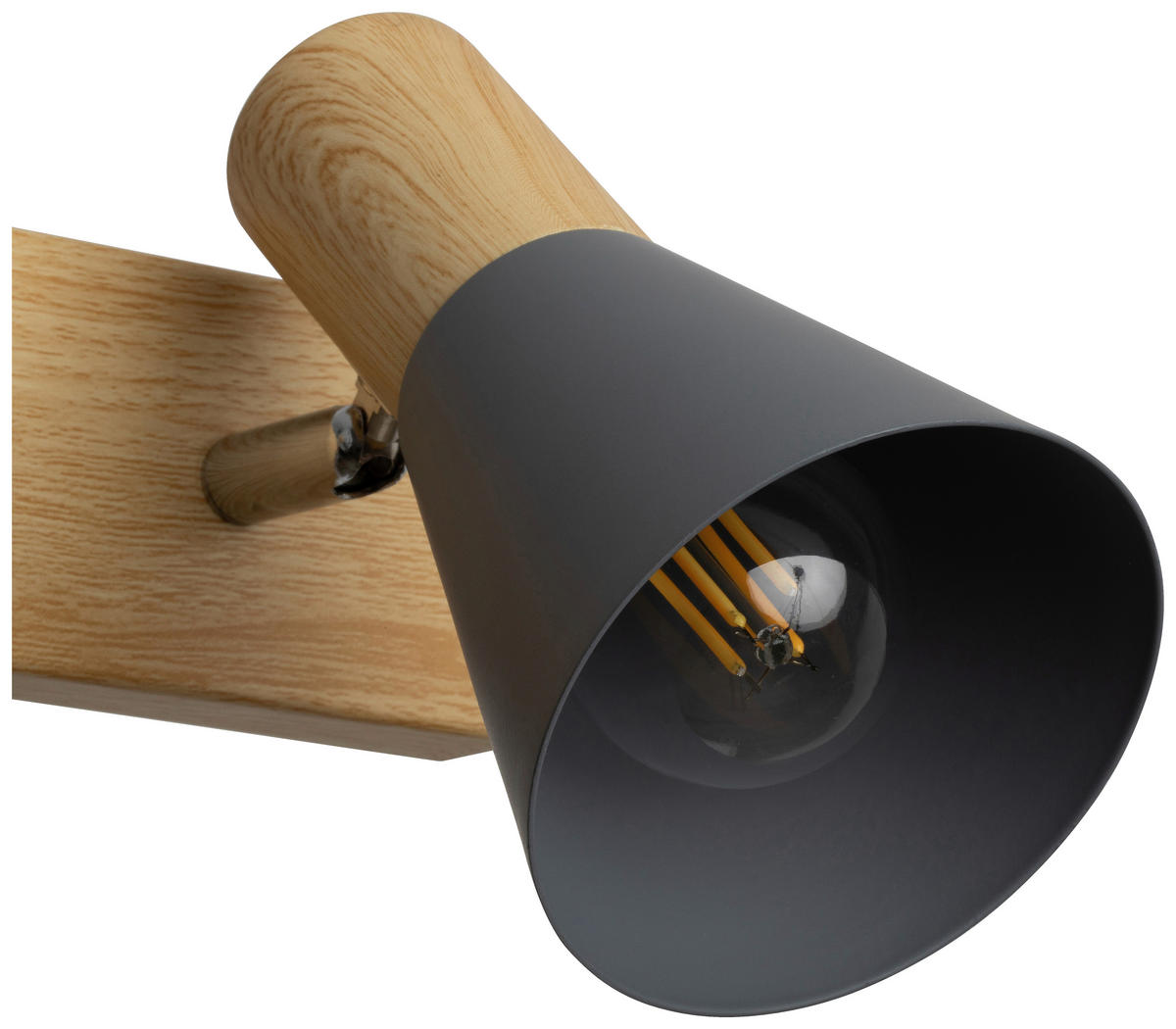 DECKENLEUCHTE    67/11,5/12,5 cm  - Grau, Trend, Metall (67/11,5/12,5cm) - Novel