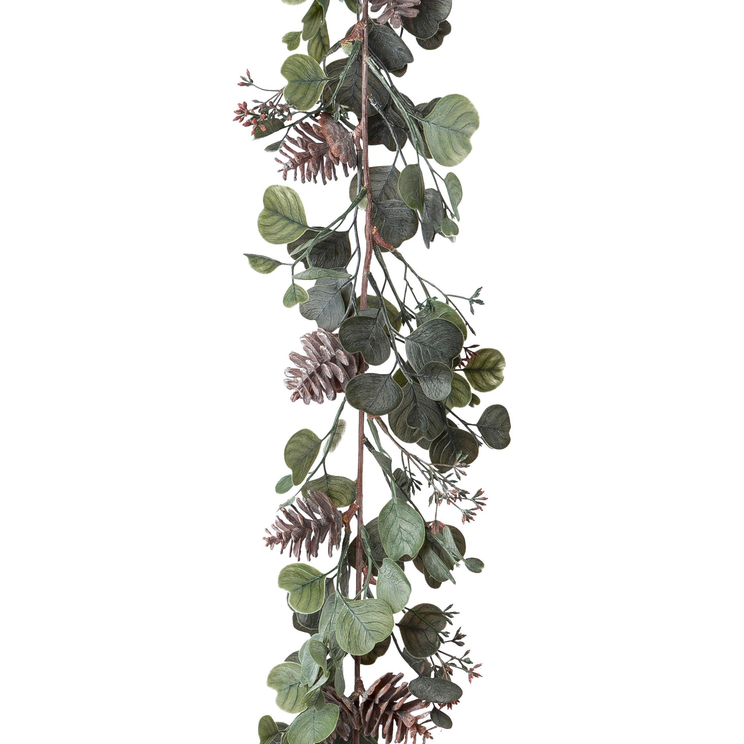 KUNSTPFLANZE 175 cm  - Grau/Grün, Basics, Kunststoff (175cm) - Ambia Home