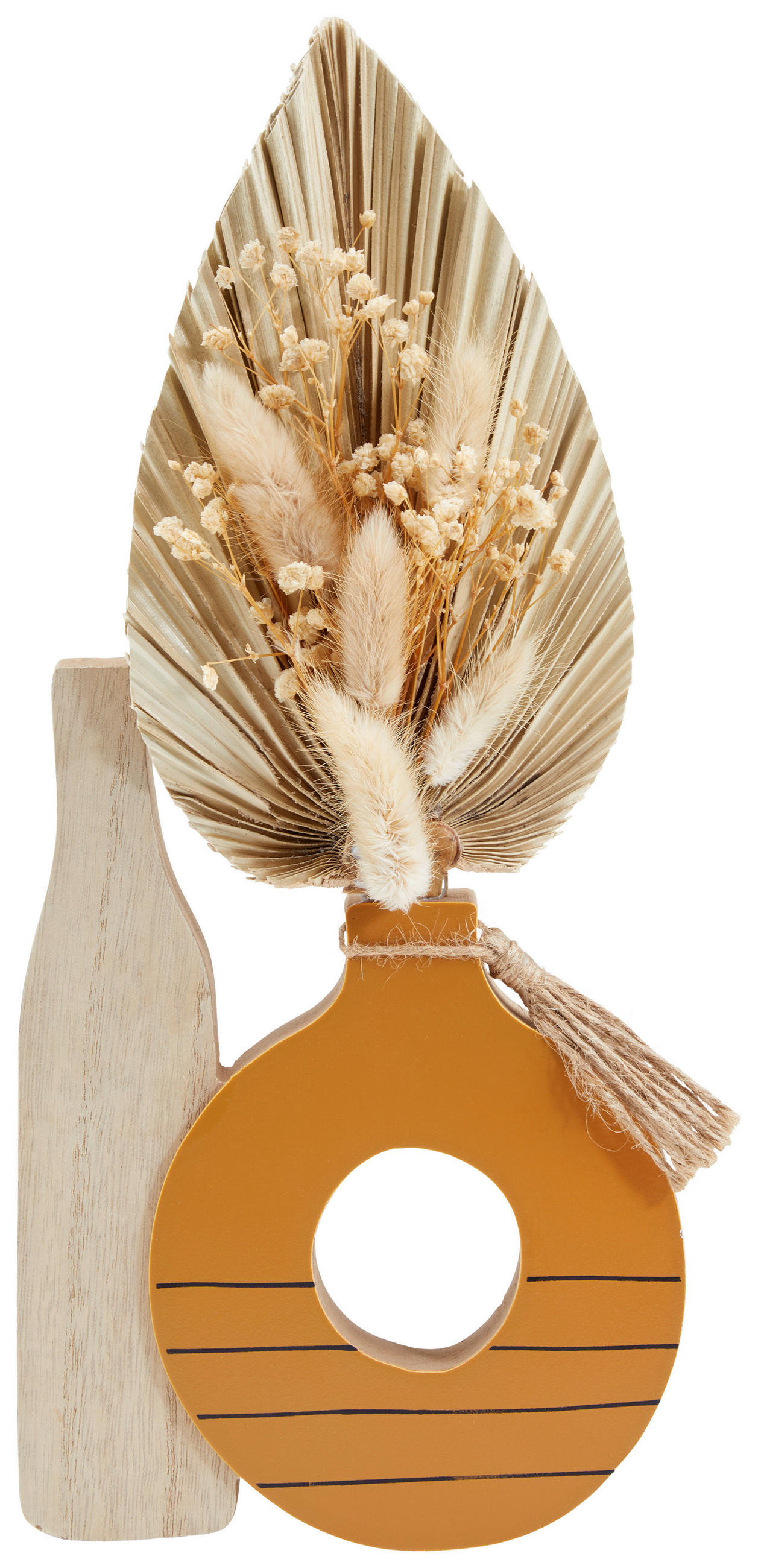 Kunstpflanze Trockenblumen Naturfarben H: 37 cm Sonnfried