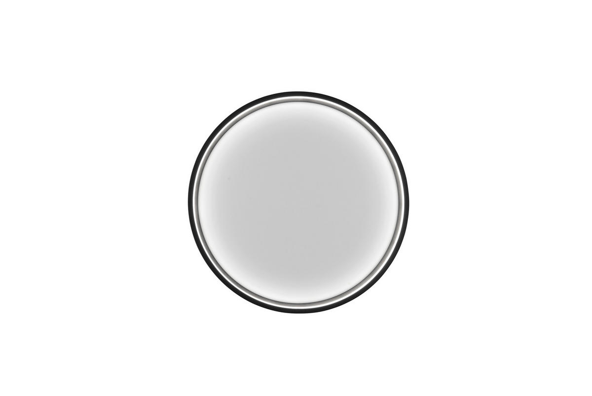 LED-DECKENLEUCHTE  45/5,5 cm    - Schwarz, Basics, Metall (45/5,5cm) - Trio Leuchten