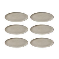 SPEISETELLERSET RAW 6-teilig  - Beige, Basics, Keramik (23cm) - Aida