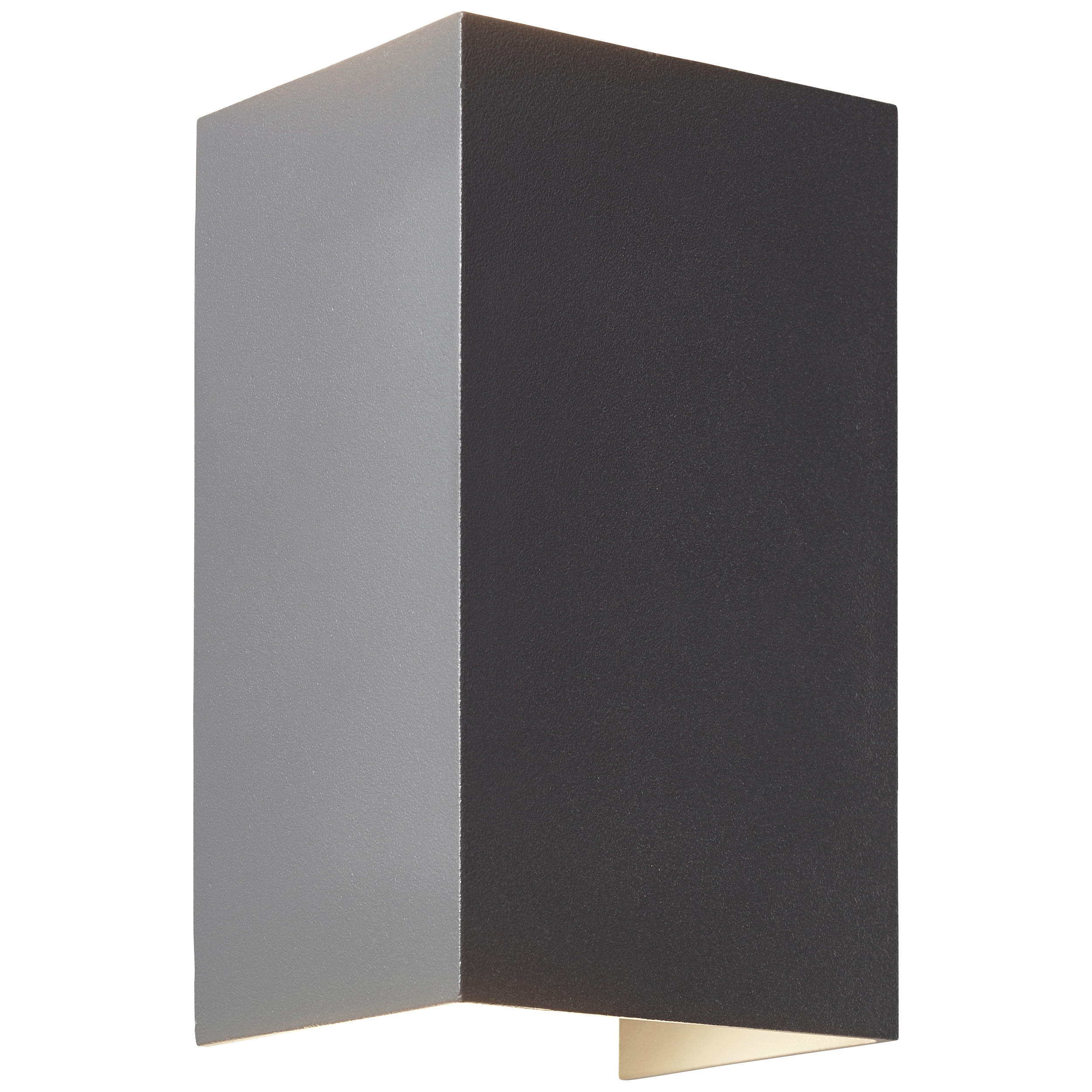 WANDLEUCHTE - Dunkelgrau, Basics, Glas/Metall (13.6/8/6.8cm) - Brilliant