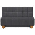 SCHLAFSOFA in Flachgewebe Grau  - Naturfarben/Grau, MODERN, Holz/Textil (145/92/102cm) - Novel