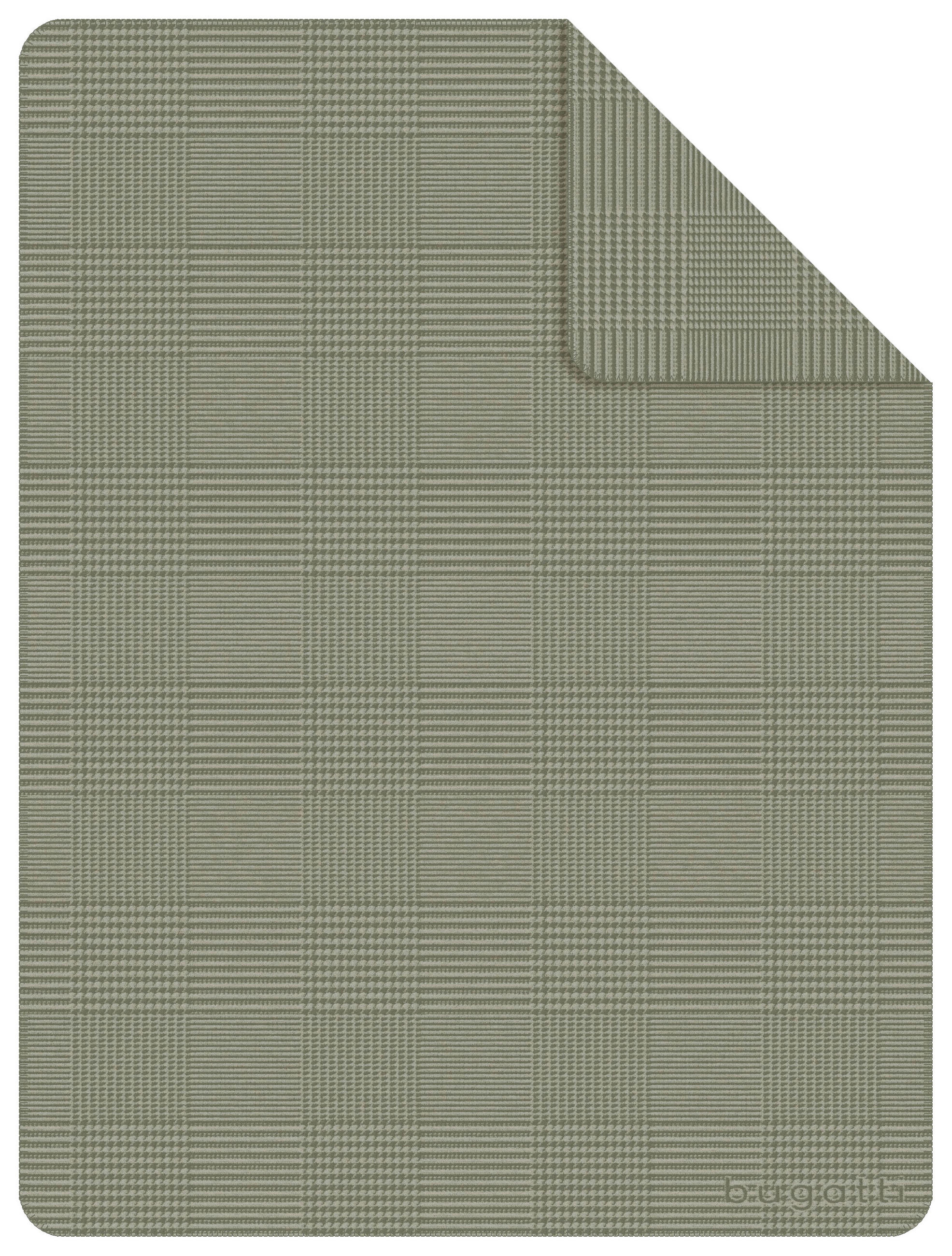 DECKE 3530 Grün 150/200 cm  - Grün, KONVENTIONELL, Textil (150/200cm) - Bugatti