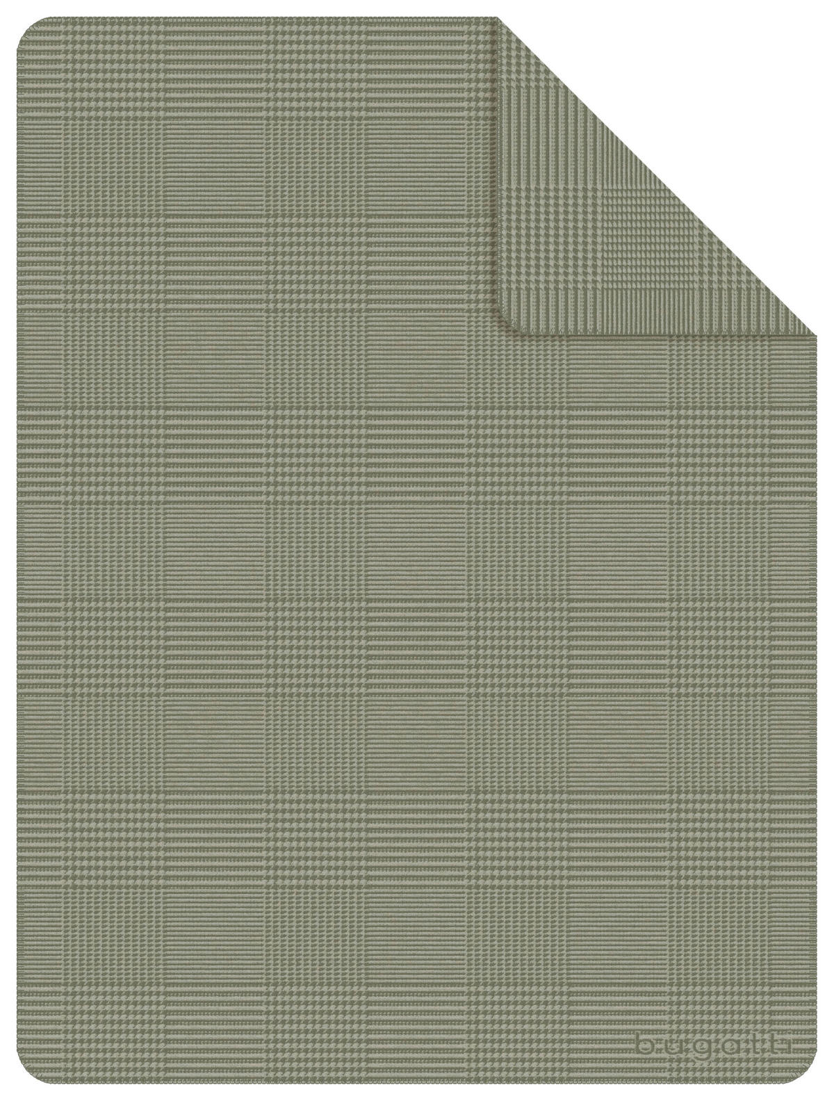 DECKE 3530 Grün 150/200 cm  - Grün, KONVENTIONELL, Textil (150/200cm) - Bugatti