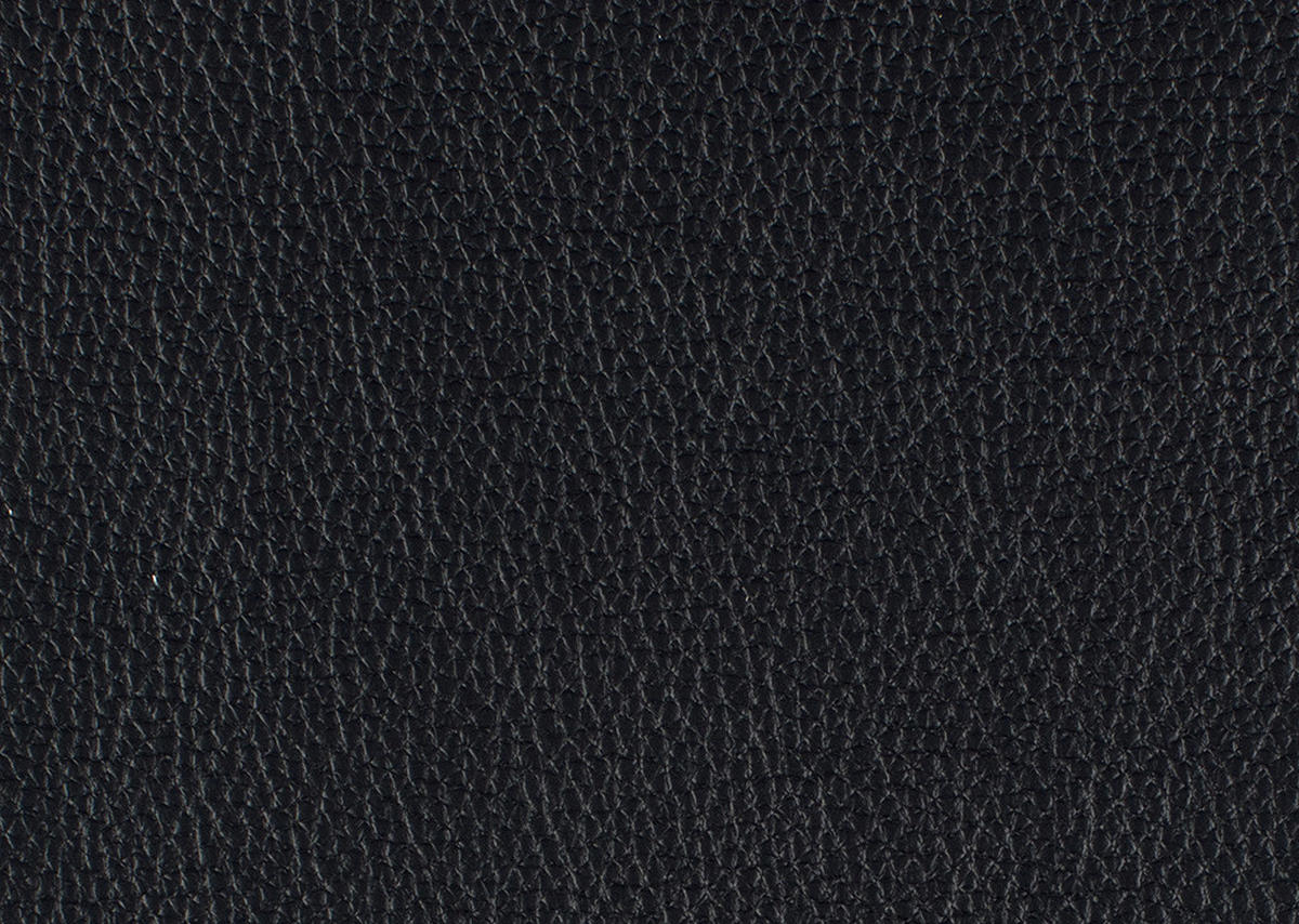 ECKSOFA in Echtleder Schwarz  - Schwarz, Design, Leder/Metall (176/291cm) - Valdera