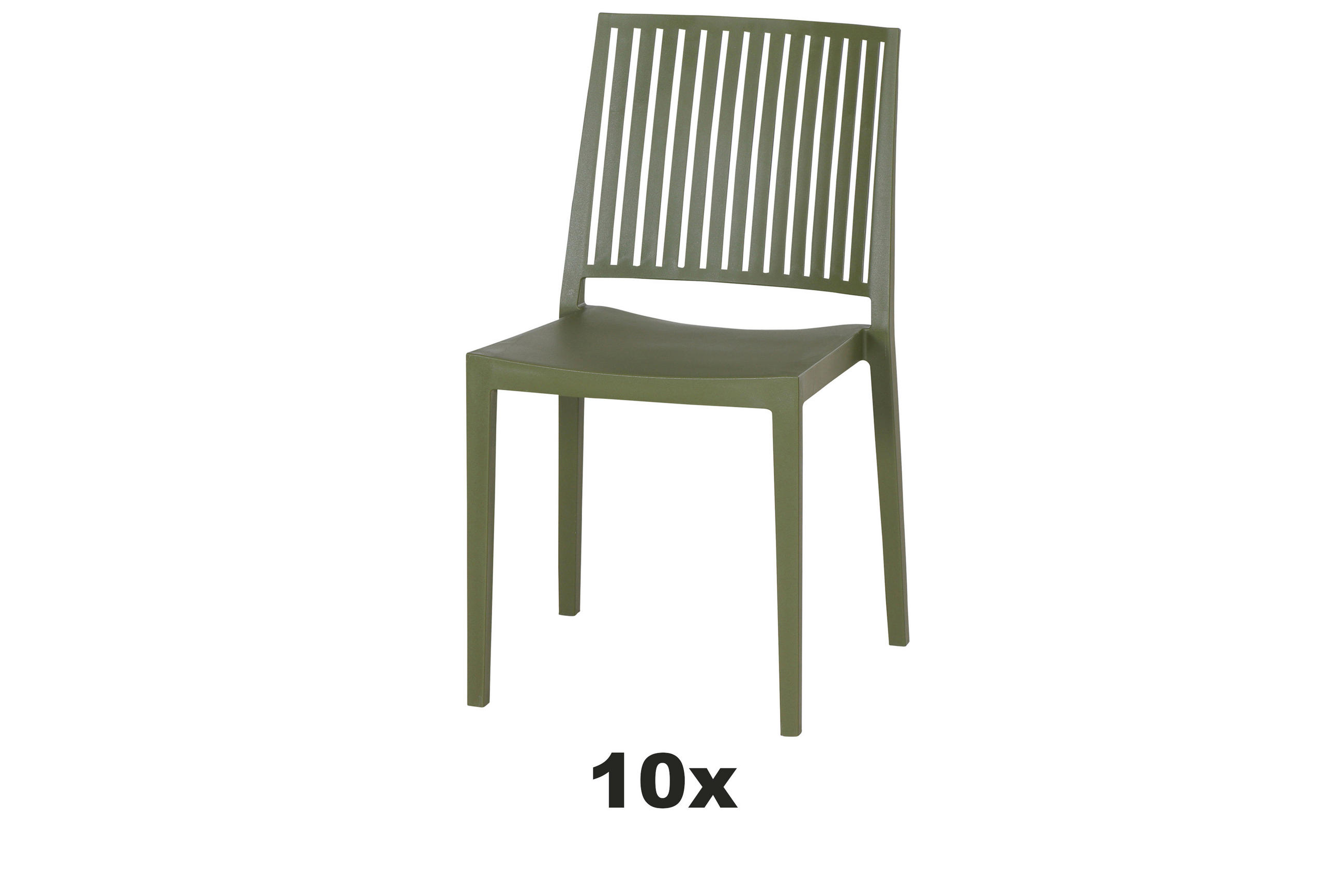 GARTENSESSEL-SET Kunststoff Grün  - Grün, Basics, Kunststoff (46/80/56cm) - Siena Garden