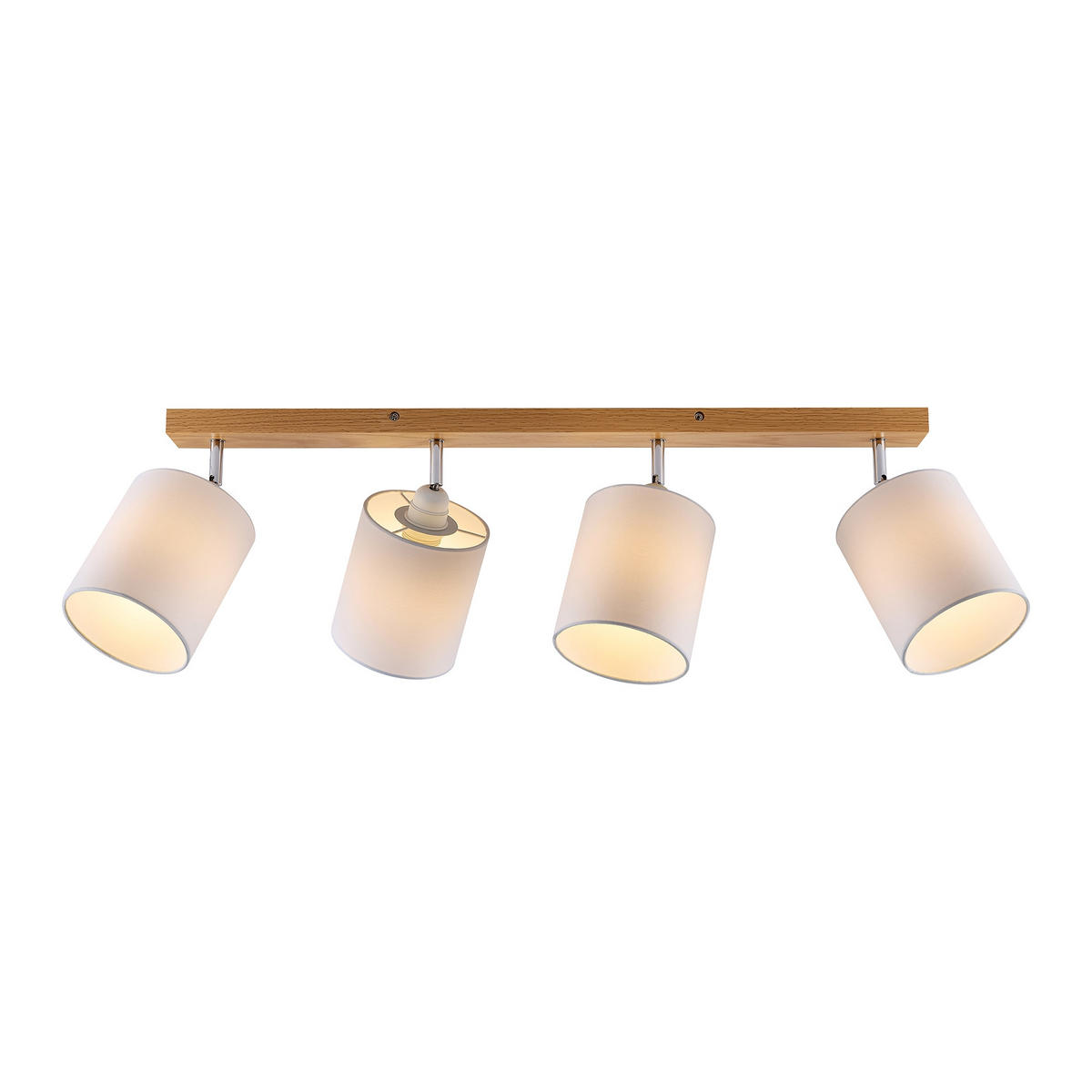 STRAHLER Sofia 104/38/26 cm  - Eschefarben/Weiß, Natur, Holz/Textil (104/38/26cm) - Marama