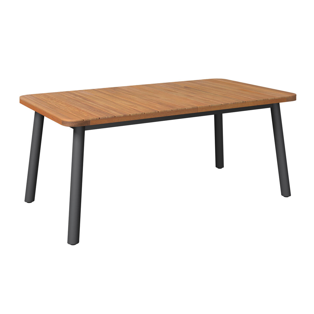 GARTENTISCH Holz, Metall rechteckig  - Akaziefarben, MODERN, Holz/Metall (100/75/180/240cm) - Ambia Garden