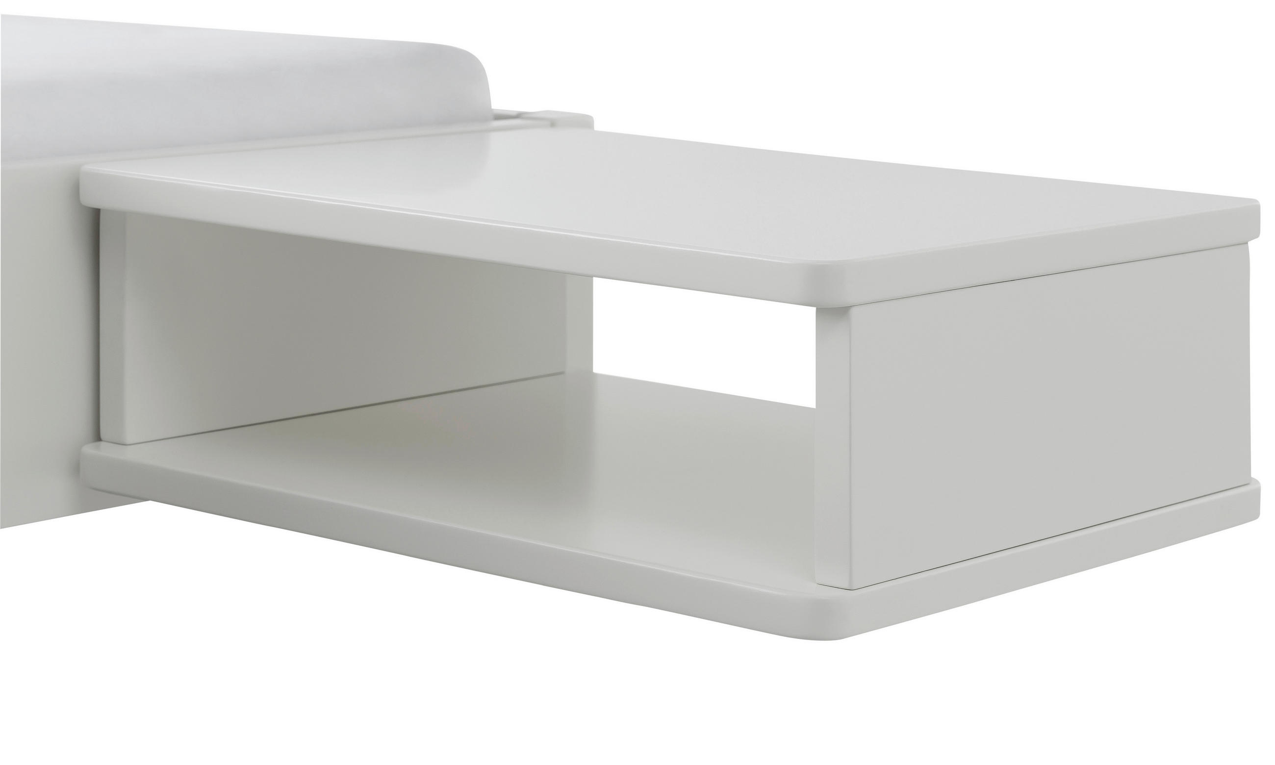 NACHTSCHRANK 48/16/38 cm  - Weiß, Design, Holzwerkstoff (48/16/38cm) - Hasena