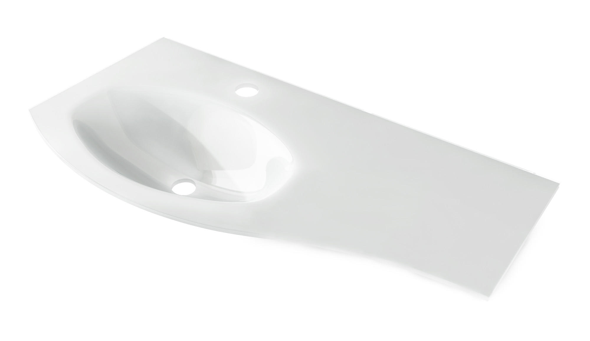 CHIUVETA BAIE  - alb, Basics, sticlă (104/1,5/52cm) - Welnova