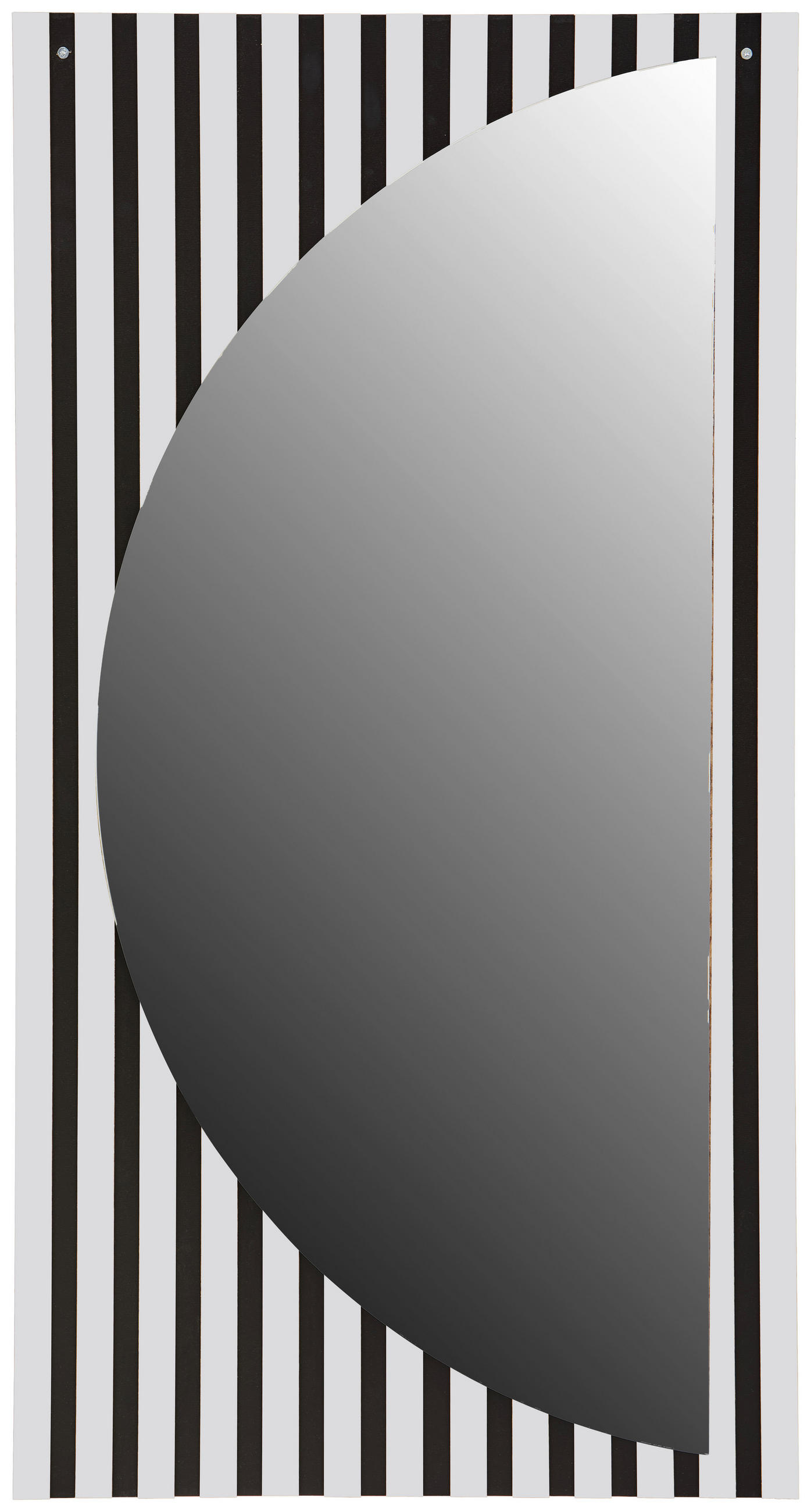 WANDSPIEGEL 53/100/7,3 cm    in rechteckig  - Schwarz/Weiß, Design, Glas/Holzwerkstoff (53/100/7,3cm) - Carryhome