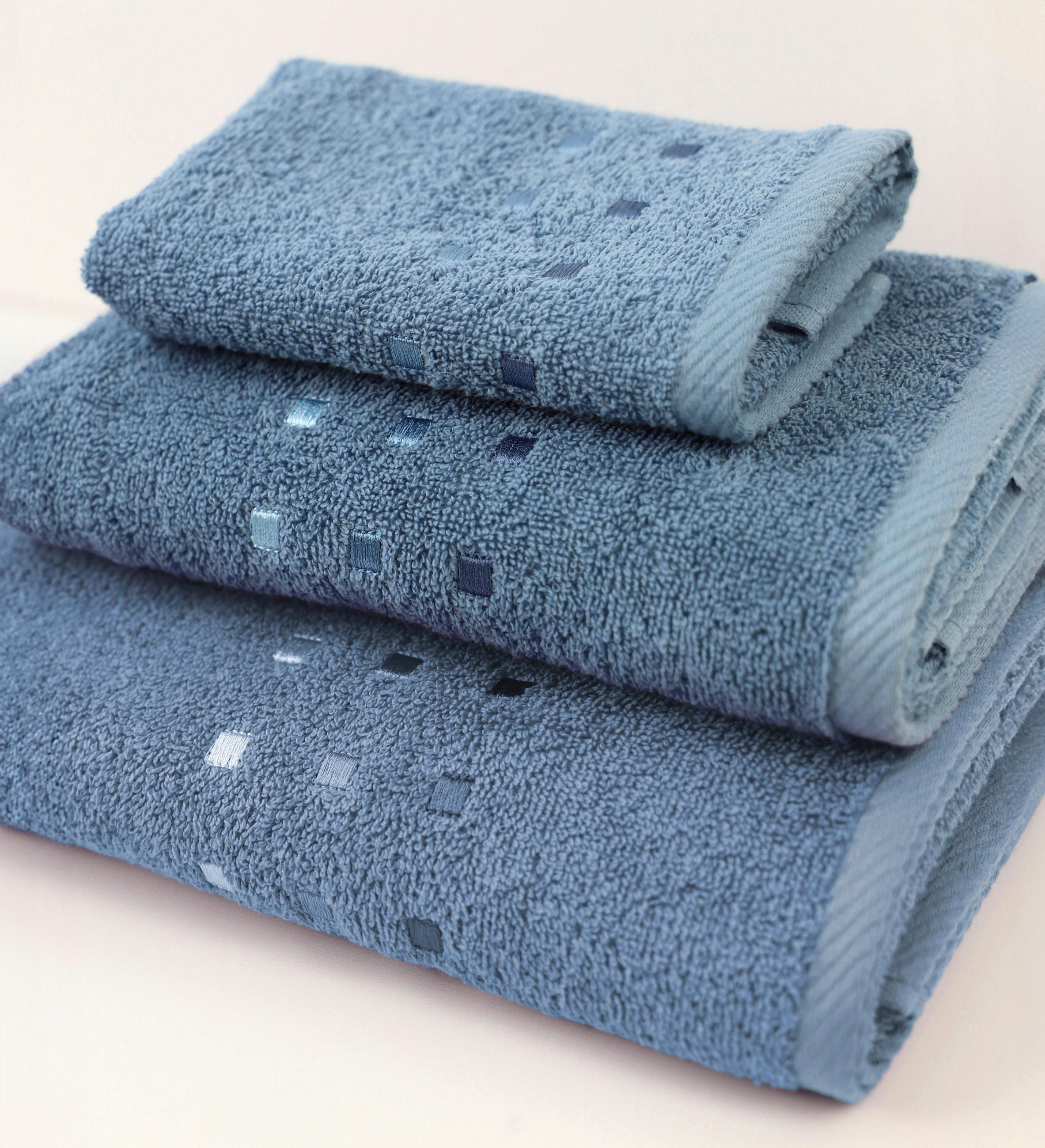 RUČNÍK, 50/100 cm, modrá - modrá, Konvenční, textil (50/100cm) - Esposa