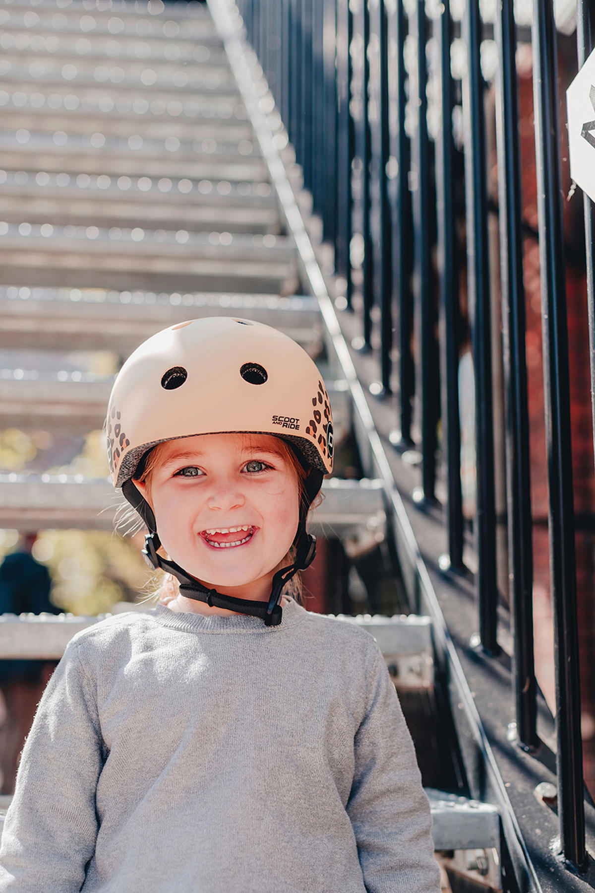 KINDERHELM XXS-S  - Orange, Trend, Kunststoff/Textil (XXS-Snull) - Scoot and Ride