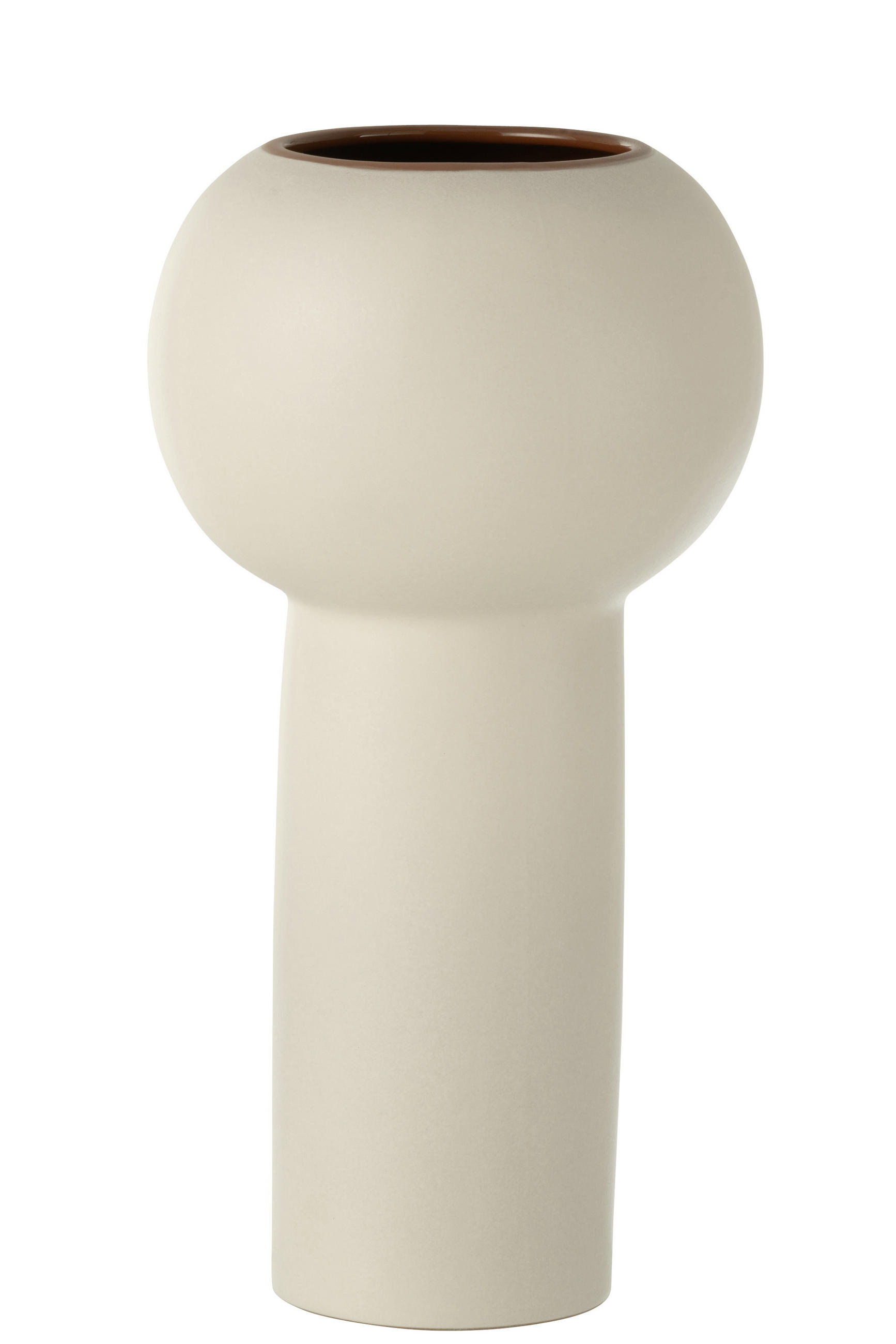 VASE  - Beige, Basics, Keramik (16/16/30,5cm)