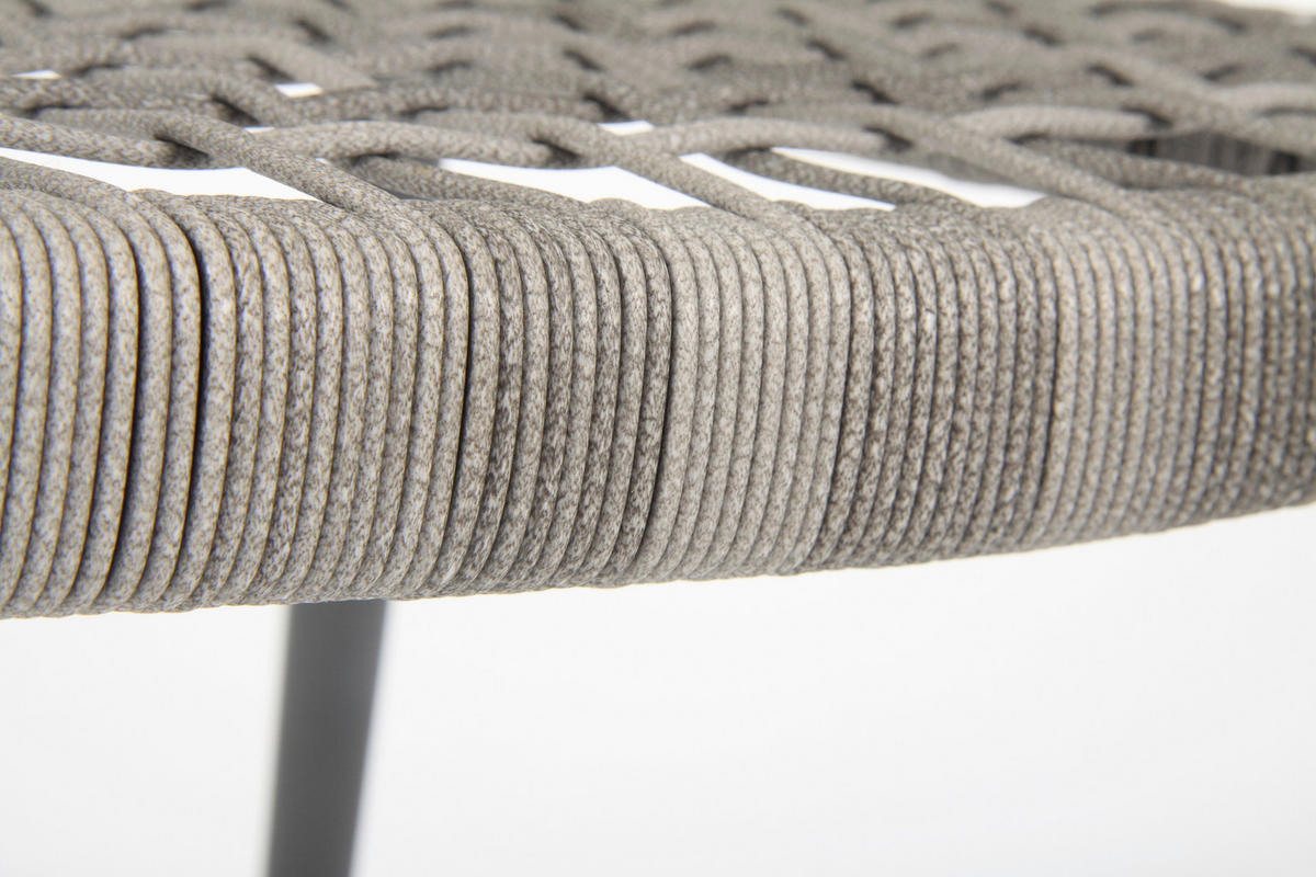 STAPELSESSEL in Metall, Kunststoff Graphitfarben, Dunkelgrau  - Dunkelgrau/Graphitfarben, Basics, Kunststoff/Metall (56/58/78cm) - Gardenson