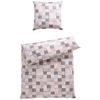 BETTWÄSCHE PALERMO Makosatin 135/200 cm  - Beige/Naturfarben, Design, Textil (135/200cm) - Janine