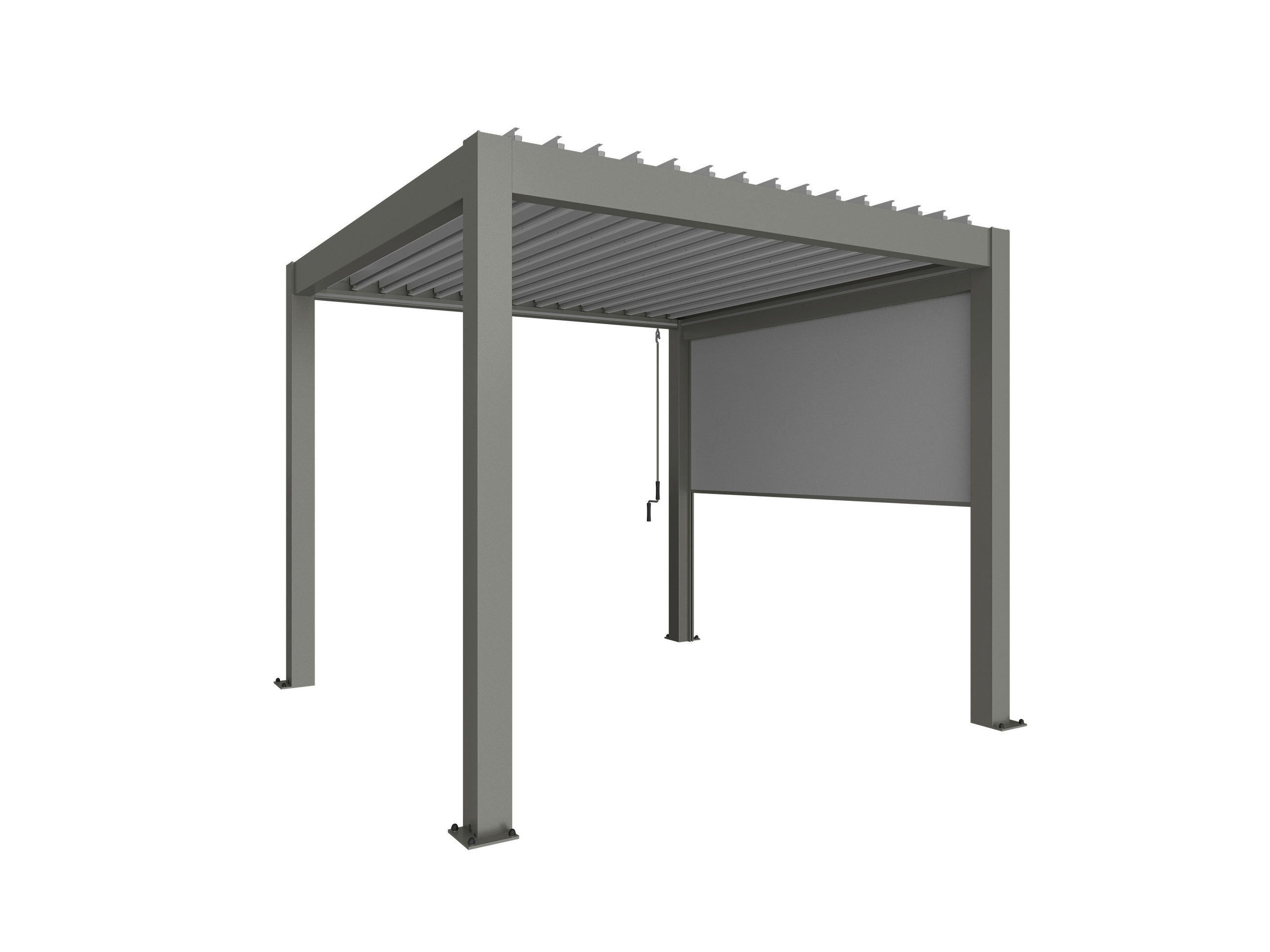 PAVILLON-ROLLO - Grau, Design, Metall (235/10/272cm) - Biohort