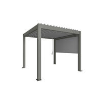 PAVILLON-ROLLO - Grau, Design, Metall (235/10/272cm) - Biohort