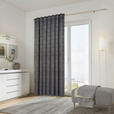 FERTIGVORHANG  blickdicht   140/245 cm  - Schwarz, KONVENTIONELL, Textil (140/245cm) - Dieter Knoll