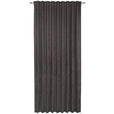 FERTIGVORHANG blickdicht  - Dunkelgrau, KONVENTIONELL, Textil (140/245cm) - Esposa