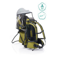 RÜCKENTRAGE  - Anthrazit/Grün, Basics, Kunststoff/Metall (37,5/84/80cm) - Fillikid