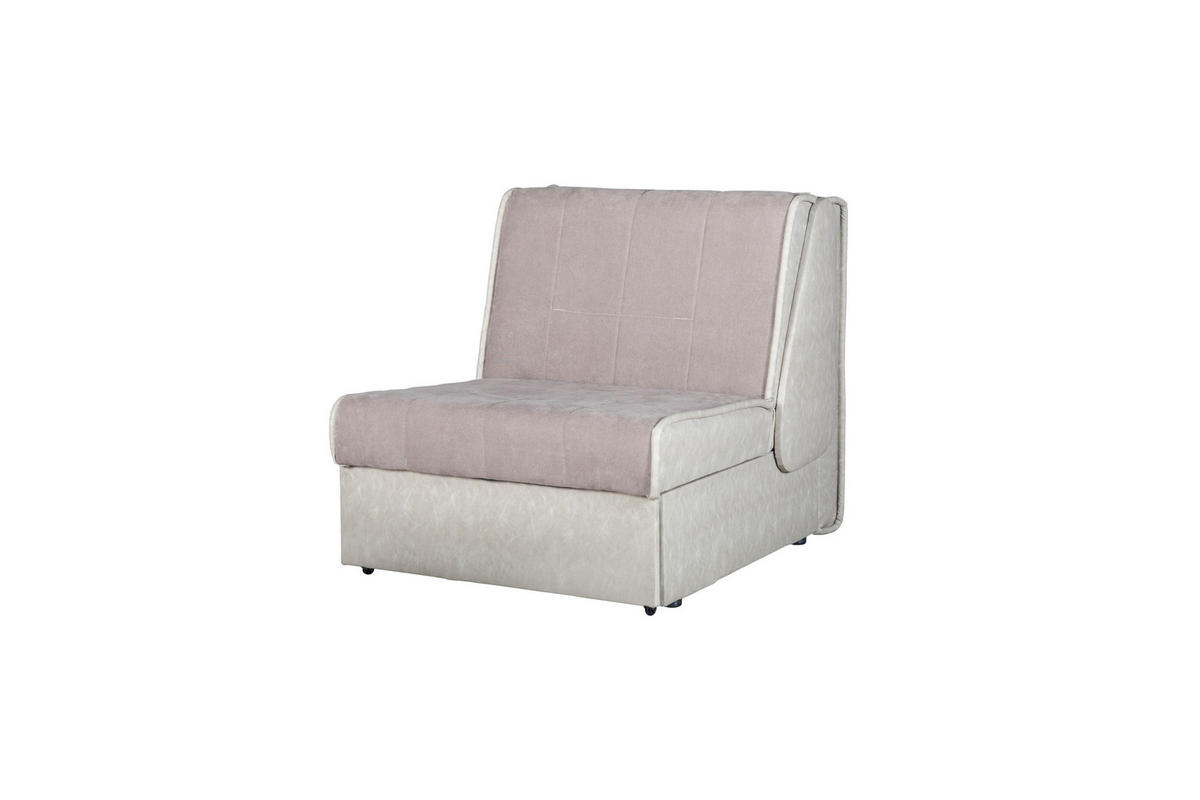 FOTELJA NA RAZVLAČENJE drvo, tekstil  svijetlo siva, cappuccino   - cappuccino/svijetlo siva, Konvencionalno, drvo/tekstil (86/110/87cm) - Xora