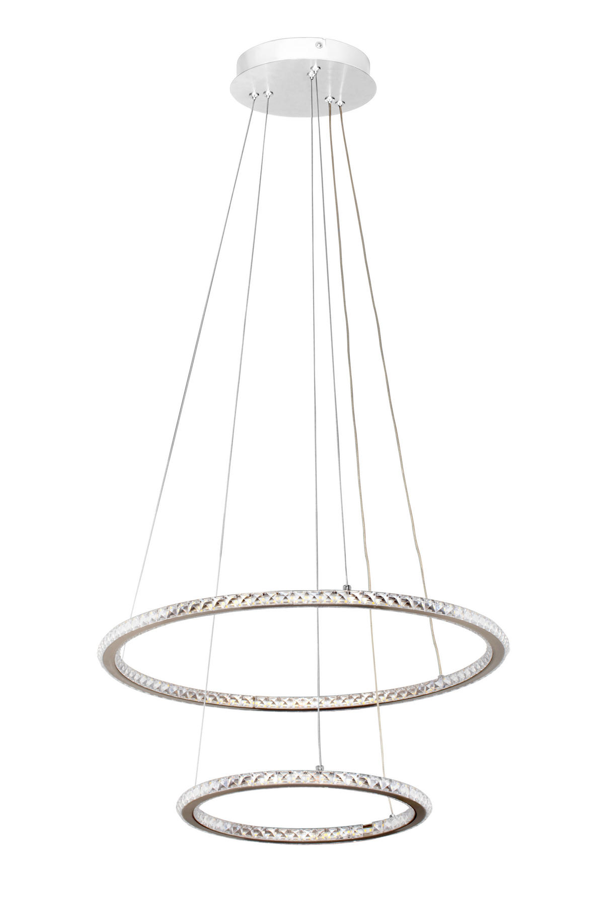VISEČA LED-SVETILKA   40 W/4700 lm/4000 K/220-240 V/ - barve niklja, Basics, kovina/umetna masa (50/120cm) - Novel