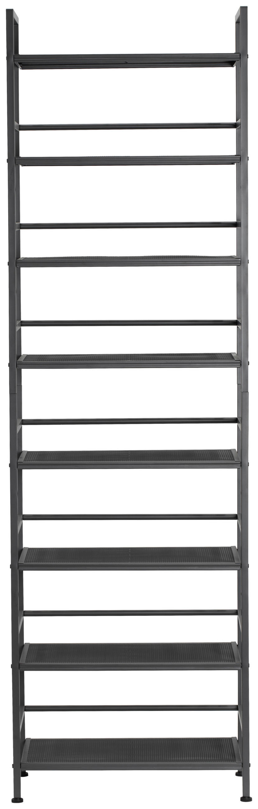 SCHUHREGAL Grau  - Weiß/Grau, MODERN, Metall (59/196/30cm) - PBJ