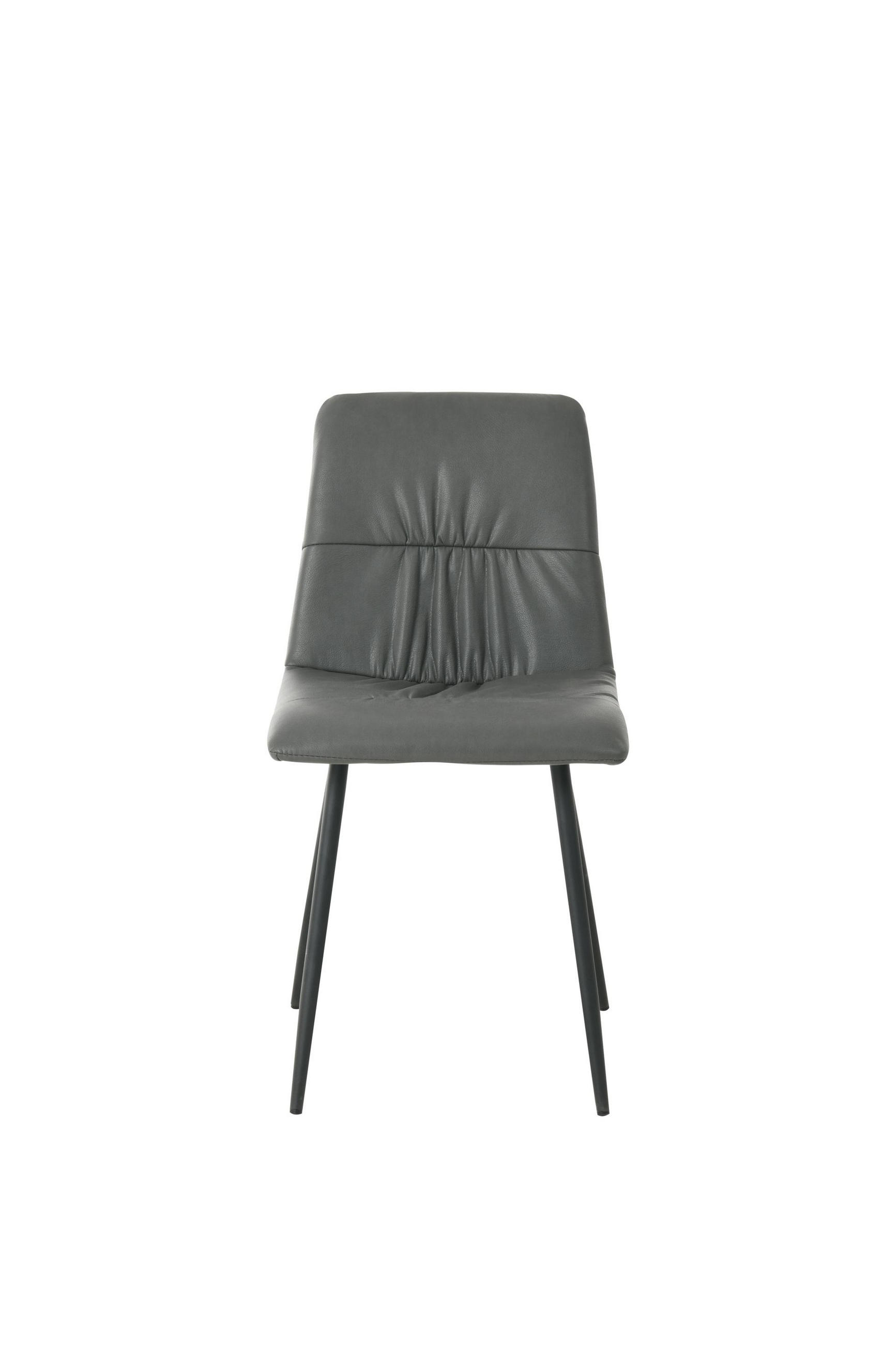 STOLICA  tamnosiva       - tamnosiva/crna, tekstil/metal (45/88/54cm)