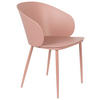 STUHL Rosa  - Rosa, KONVENTIONELL, Kunststoff/Metall (57/81/53,5cm) - Livetastic