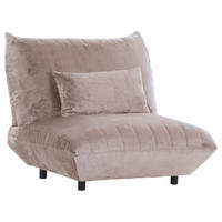 FÅTÖLJ i textil beige  - beige/svart, Klassisk, textil/plast (100/86/100cm) - MID.YOU