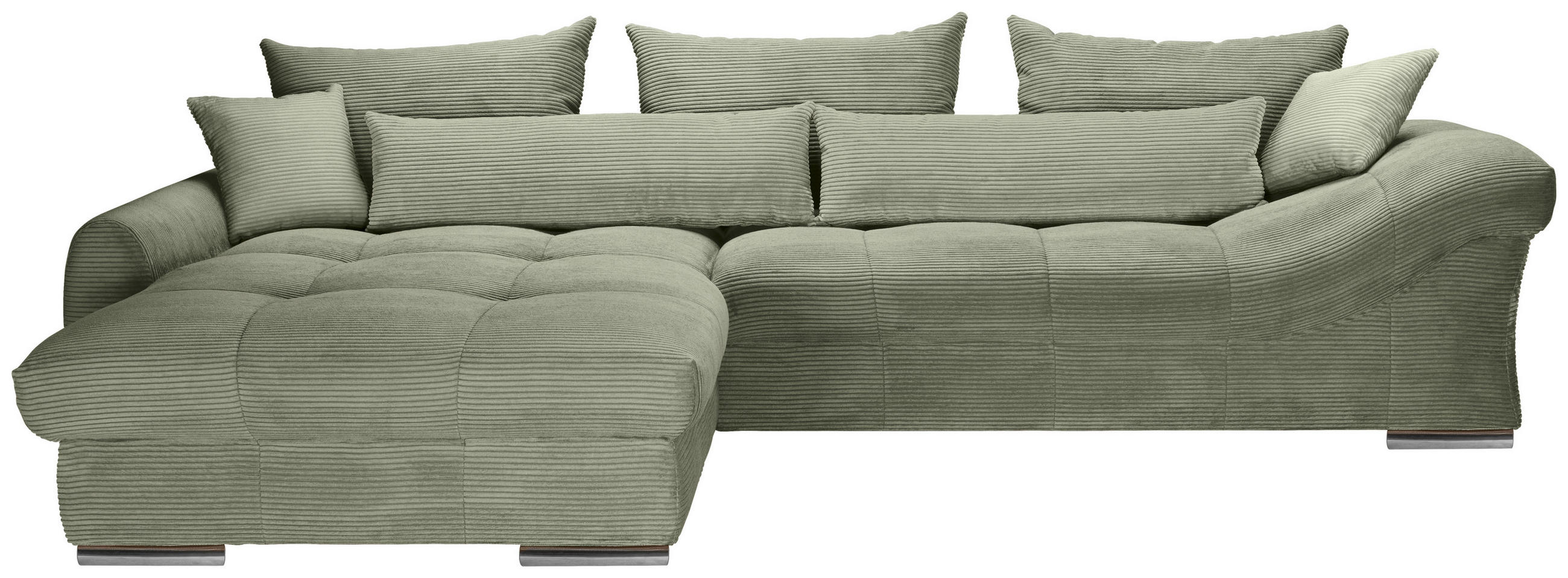 Freisteller von Carryhome ECKSOFA Olivgrün Cord.