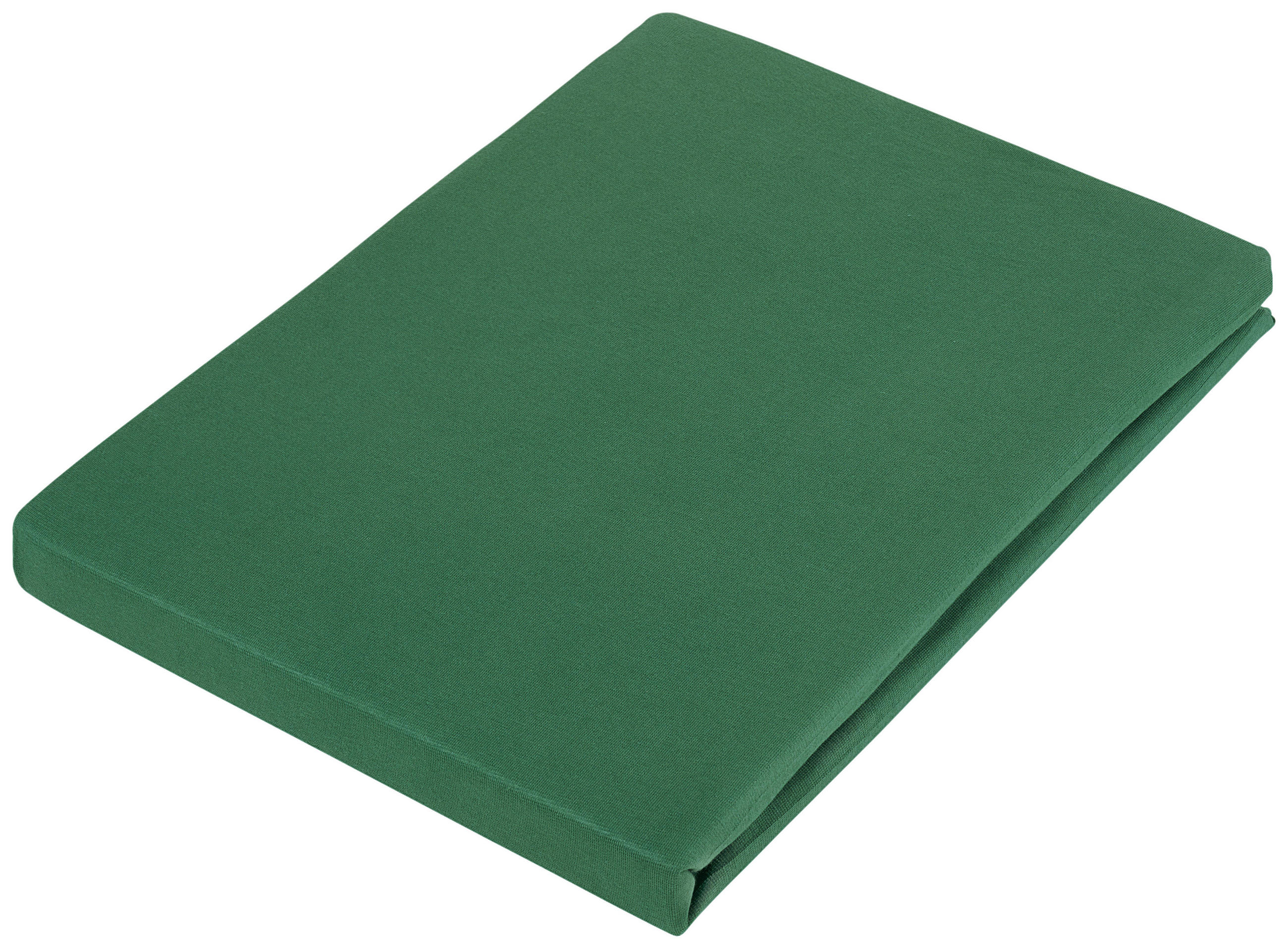 SPANNLEINTUCH 100/200 cm Zwirn-Jersey  - Grün, Basics, Textil (100/200cm) - Estella