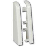 KONCOVKA NA SOKLOVÚ LIŠTU  (za kus) biela - biela, Basics, plast (6cm) - Homeware